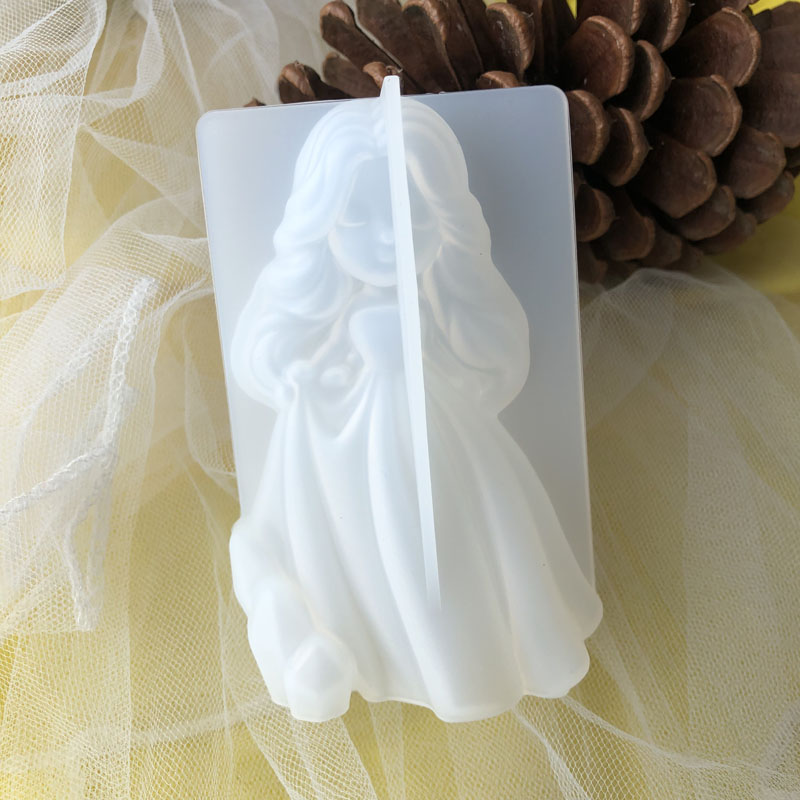 Candle Making Tutorial - 3D carino principessa candela in silicone