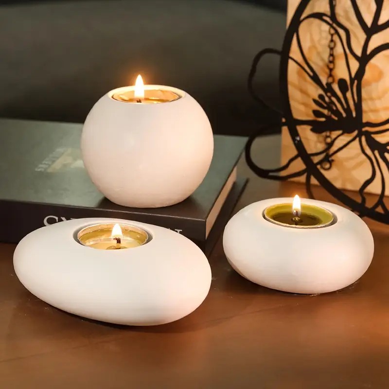 Candle Making Tutorial - Stampo in silicone per portacandele tealight,