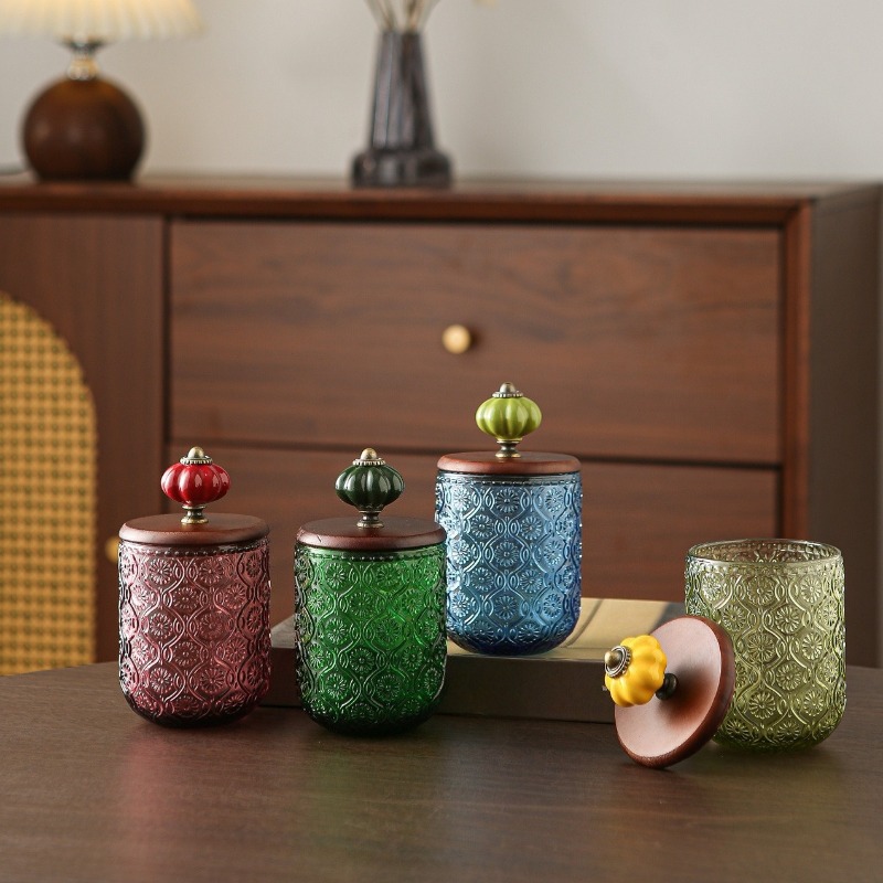 Scatola portaoggetti retrò in  - Candle Making Jars With Lids recensione e prezzo