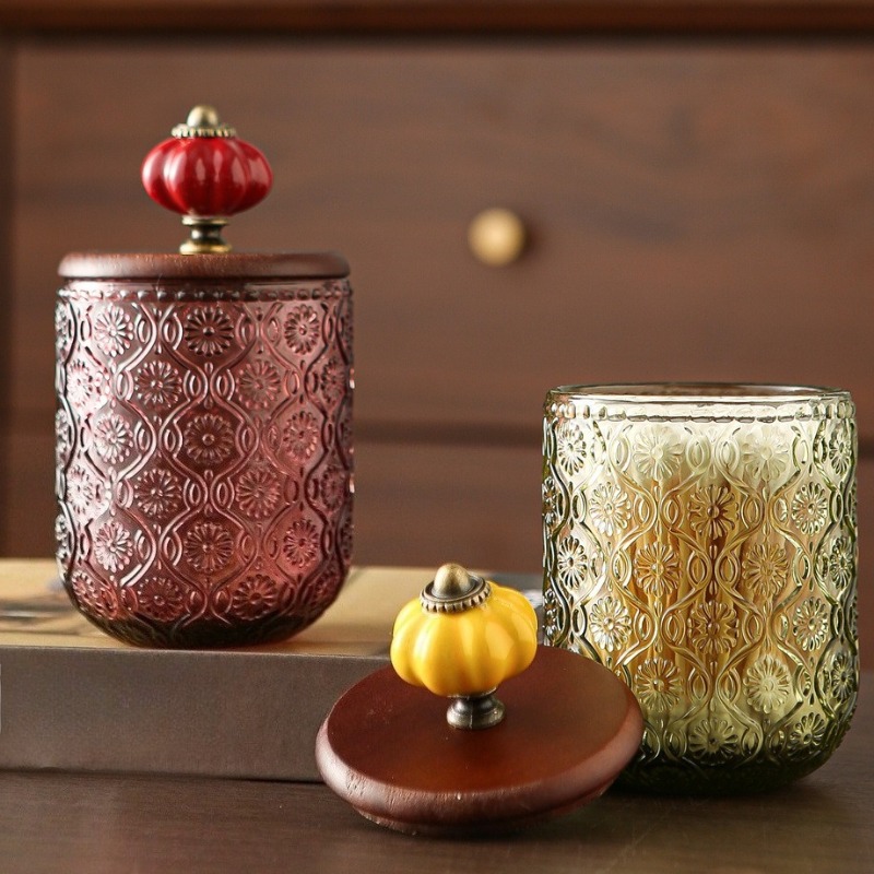 Scatola portaoggetti retrò in  - Candle Making Jars With Lids recensione e prezzo
