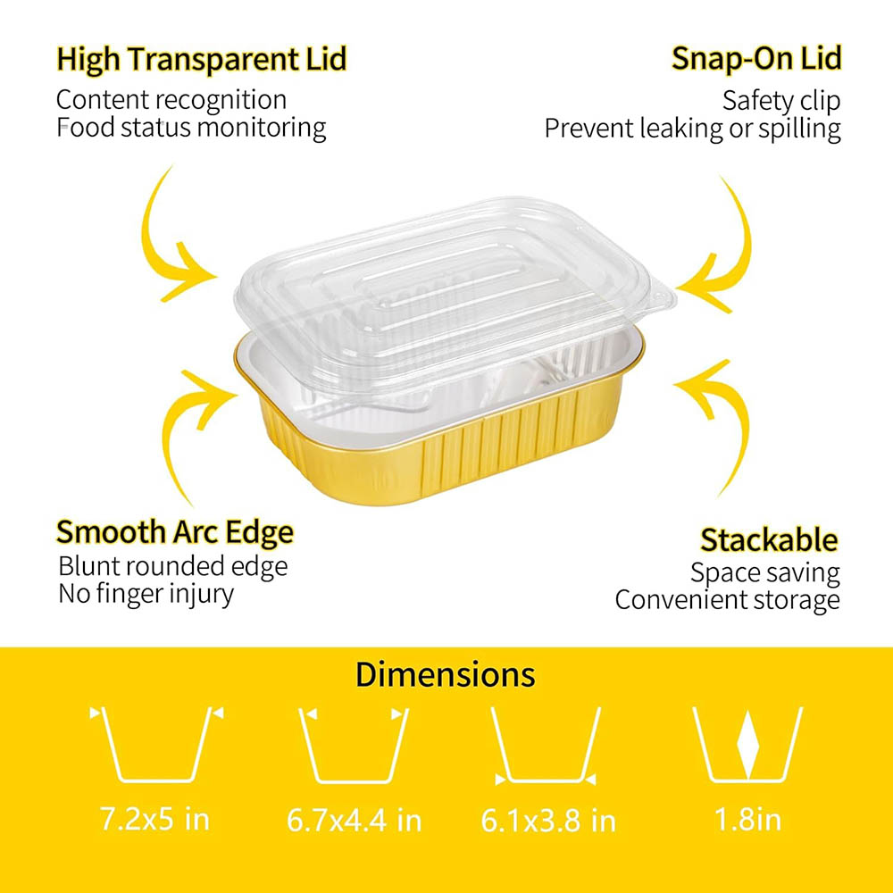 Piccole teglie in alluminio co - Tin Container Lid recensione e prezzo